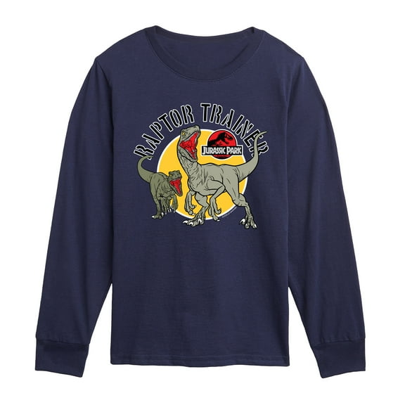 Jurassic Park - Raptor Trainer - Youth Long Sleeve Graphic T-Shirt