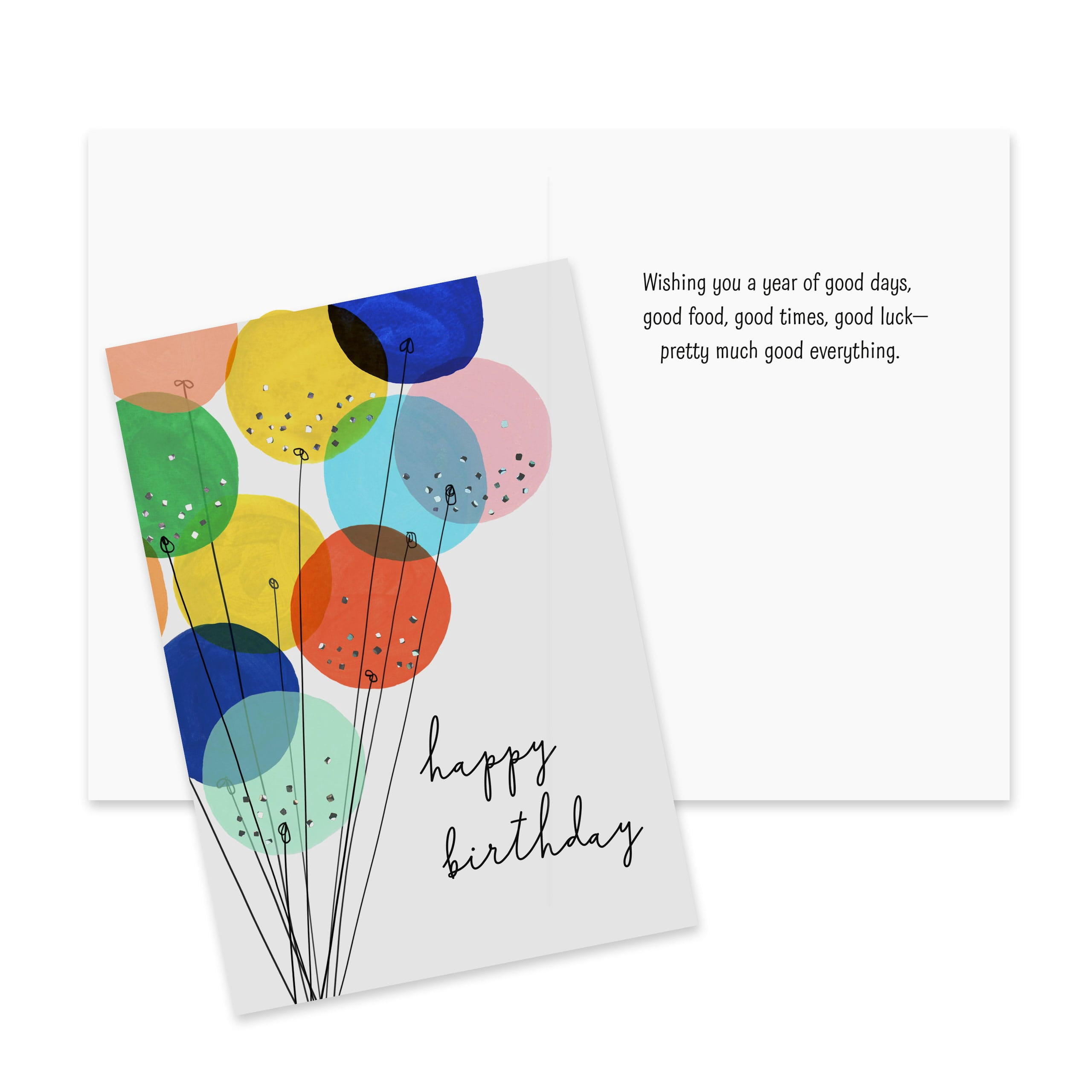 Hallmark Business Bulk Assorted Birthday Cards (Classic Balloons & Cupcake), 25 ct.