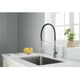 thumbnail image 4 of Stufurhome Vallant Kitchen Faucet with Spray Head Gooseneck Single Lever Mixer in Chrome, 4 of 12