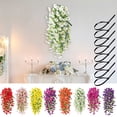 thumbnail image 1 of Sentmoon Flowers for Vase Plants Decor Simulated Rose Artificial Flower Conditioning Duct Blocking Living Room Ceiling Decoration Plastic Wrapping Plants Fake Flowers Vines Artificial Flowers, 1 of 8