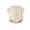 Beige, variant on Baby Boys' Bodysuits Size 6-9M Kids Short Sleeve Round Neck Solid Double Layer Gauze Bubble Romper Summer Wear Baby Rompers Boy