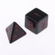 thumbnail image 5 of 10 Piezas de Dados Poliédricos Acrílicos para Mazmorras Y Dragones DND MTG RPG Accesorios de rojo Hugo Juego de dados de mesa, 5 of 8