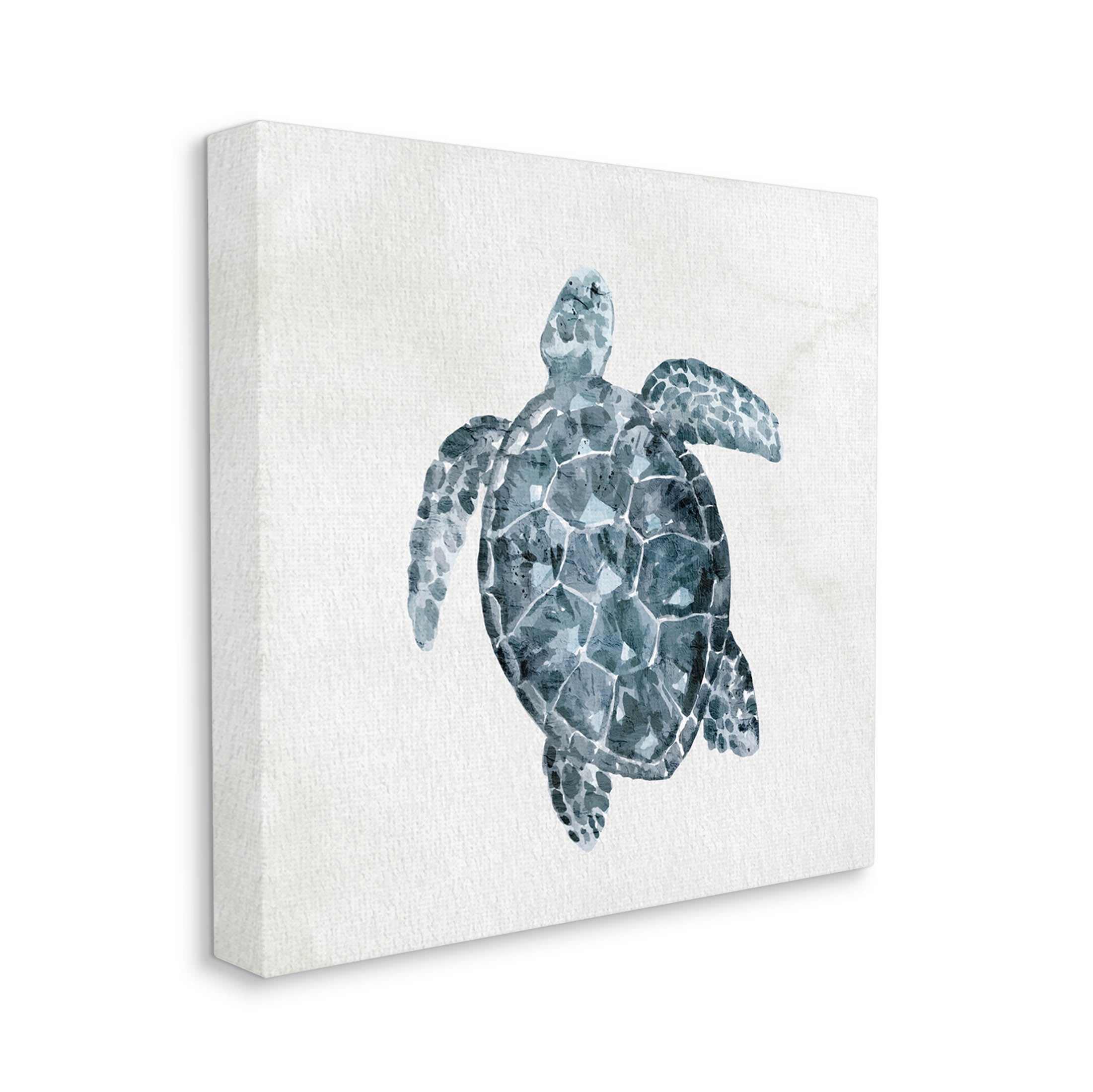 Stupell Industries Sea Turtle Beach Portrait Graphic Art Gallery Wrapped Canvas Print Wall Art, Design by Kim Allen