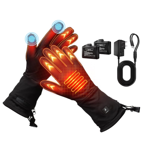 KEEPWARMING Heated Gloves for Men Women,Electric Heated Gloves Camping Hand Warmers Winter Warm Touchscreen Gloves - Windproof Gloves for Outdoor Riding Skiing Hunting