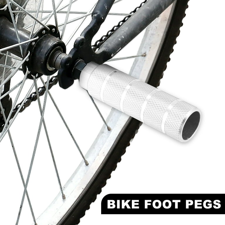Unique Bargains 4pcs Aluminum Alloy Rear Foot Pegs Footrests