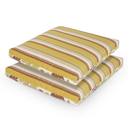 Bratt Stripe Seat Pad, Set of 2