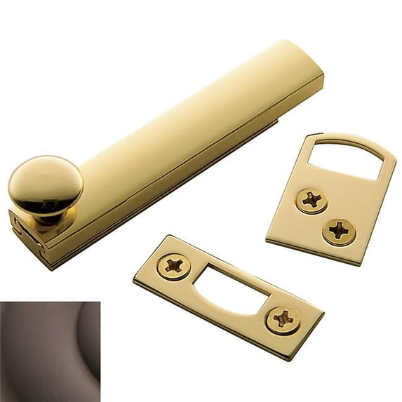 3 in. General Purpose Surface Bolt, Venetian Bronze