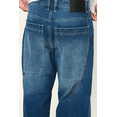 thumbnail image 6 of Victorious Men's Ultra Baggy Y2K Wide-Leg Denim Jeans DL981 Indigo 3032, 6 of 8