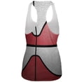 thumbnail image 2 of Championship Basketball Red & White All Over Womens Work Out Tank Top, 2 of 2