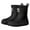 1 Black, variant on REDARER Girls Mid Calf Rain Boots - Lightweight Waterproof for School & Play, Non- Comfortable Everyday Shoes, Durable Kids Booties - Rain Boots Kids,Color:1 Pink Size:8-9 Years