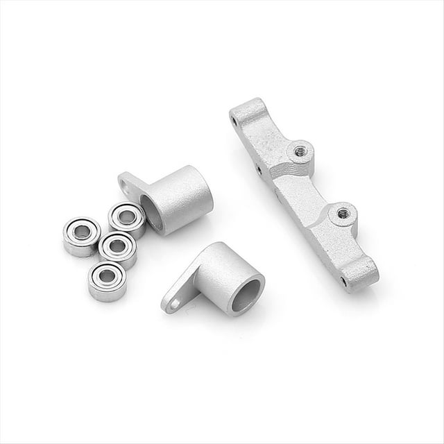 Kit de Combinación de Dirección Mejorada para Coche RC para 1/24 Micro-B Accesorios Mejorados para Coche RC Plata