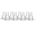 thumbnail image 2 of Dr. Brown's Natural Flow Standard Silicone Bottle Nipple, Level 2 3m+, 2 Ct (4 Pack) (Bundle), 2 of 2