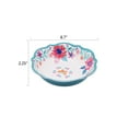thumbnail image 5 of The Pioneer Woman Folk Geo Melamine Dinner Bowl, Teal, 5 of 5