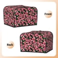 thumbnail image 3 of Lsque Trendy Floral Print 4 Slice Toaster Cover , Kitchen Appliance Dustproof Protector , Toaster Protector Dustproof Kitchen Appliance Cover, 3 of 7
