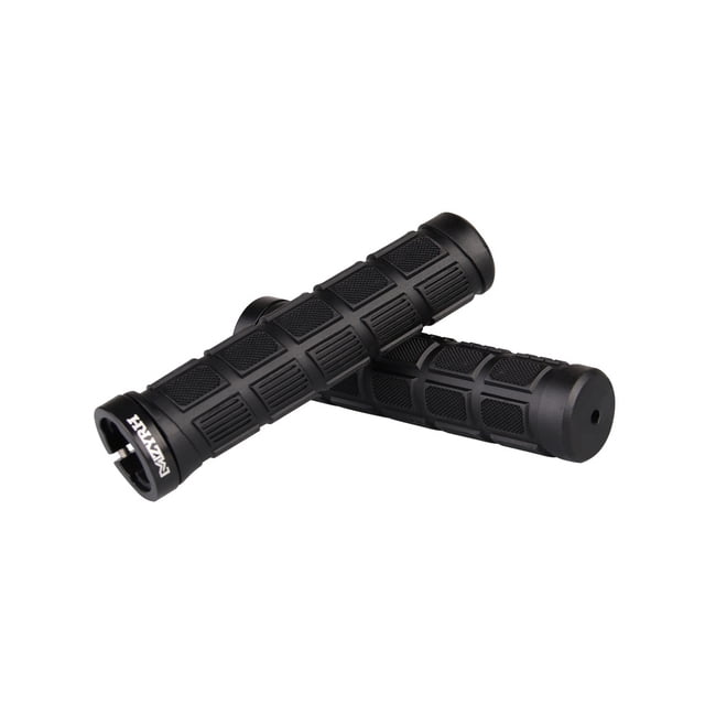 Soidarity Paquete de 2 manillares de bicicleta MZYRH, manillar de goma para bicicletas de montaña, manillar antideslizante, accesorios Ciclismo Negro