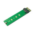 thumbnail image 1 of Tignapoo M.2 NVME SSD Adapter Card for PCIe to NGFF Connection, Compact Blue/Green Test Reader, Lightweight Design for High-Speed Data Transfer, 1 of 6