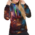 thumbnail image 5 of Yiaed Forest Koala Print Womens Casual Hoodies Crew Neck Long Sleeve Sweatshirts With Pocket Pullover Tops Women's Hooded Sweatshirt-Medium, 5 of 5