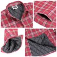 thumbnail image 6 of Visive Men's Sherpa-Lined Flannel Jacket - Button-Up Jacket - Comfortable & Stylish for Everyday Wear - Best for Outdoor Activities & Casual Wear - Sizes Medium to 5XL - Durable & Fashion-Forward, 6 of 7