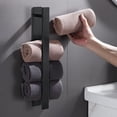 thumbnail image 4 of Toallero de baño autoadhesivo (negro)40*6*4,5 cm TUNC Sencillez, 4 of 4