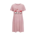 thumbnail image 5 of Jamicy Modest Sleep Dresses for Women Gifts for Women Women's Nightgown Cute Print Sleep Shirts Soft Nightshirt Lightweight Pajamas Dress, 5 of 5