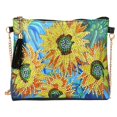 thumbnail image 2 of Diamond Painting Wallet Black PU Leather Sunflower Pattern Chain Bag DIY Hand Made Craft Gift, 2 of 13