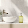 thumbnail image 2 of Unique Bargains 1 Pc Simple Cylindrical Soap Pump Dispenser for Bath 500ml Yellow Silver Tone, 2 of 6