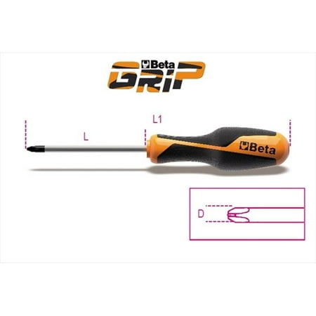 

Beta Tools 012620018 1262 PH 2 x 100 mm. Screwdrivers Cross Head Philips