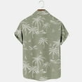 thumbnail image 4 of WMTBSRSW Mens Shirts Hawaiian Short Sleeve Button Down Beach T Shirt Regular Fit Tropical Vocation Print Casual Tee Tops, 4 of 4