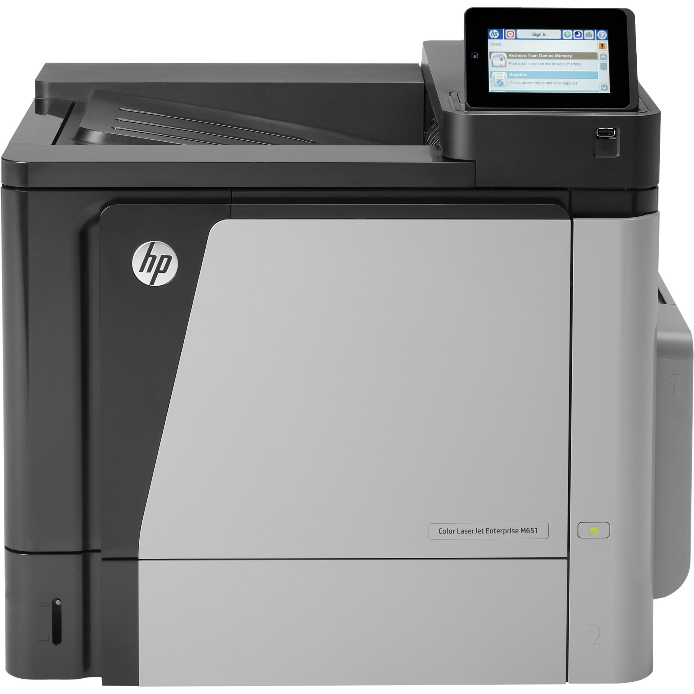 HP LaserJet M651 M651DN Desktop Laser Printer, Refurbished, Color