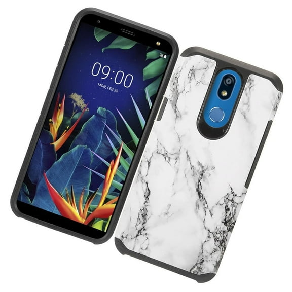 GSA Astronoot Image Hybrid Case For LG K40/LM-X420/LG Solo LTE White Marble