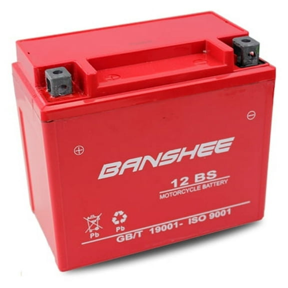 Replacement for YTX12-BS Performance-Maintenance Free-Sealed AGM Motorcycle Battery