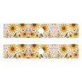 thumbnail image 7 of Yayeee Faucet Mat for Kitchen Sink 30" Diatomite Long Splash Guard Pad, Beige Sunflowers, 2 Pack, 7 of 7
