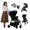 Black, variant on Baby Stroller Lightweight Travel Baby Pram with Cup Holder and Mosquito Net 0-36 Months,Support One-Touch Folding,Unisex,BLACK