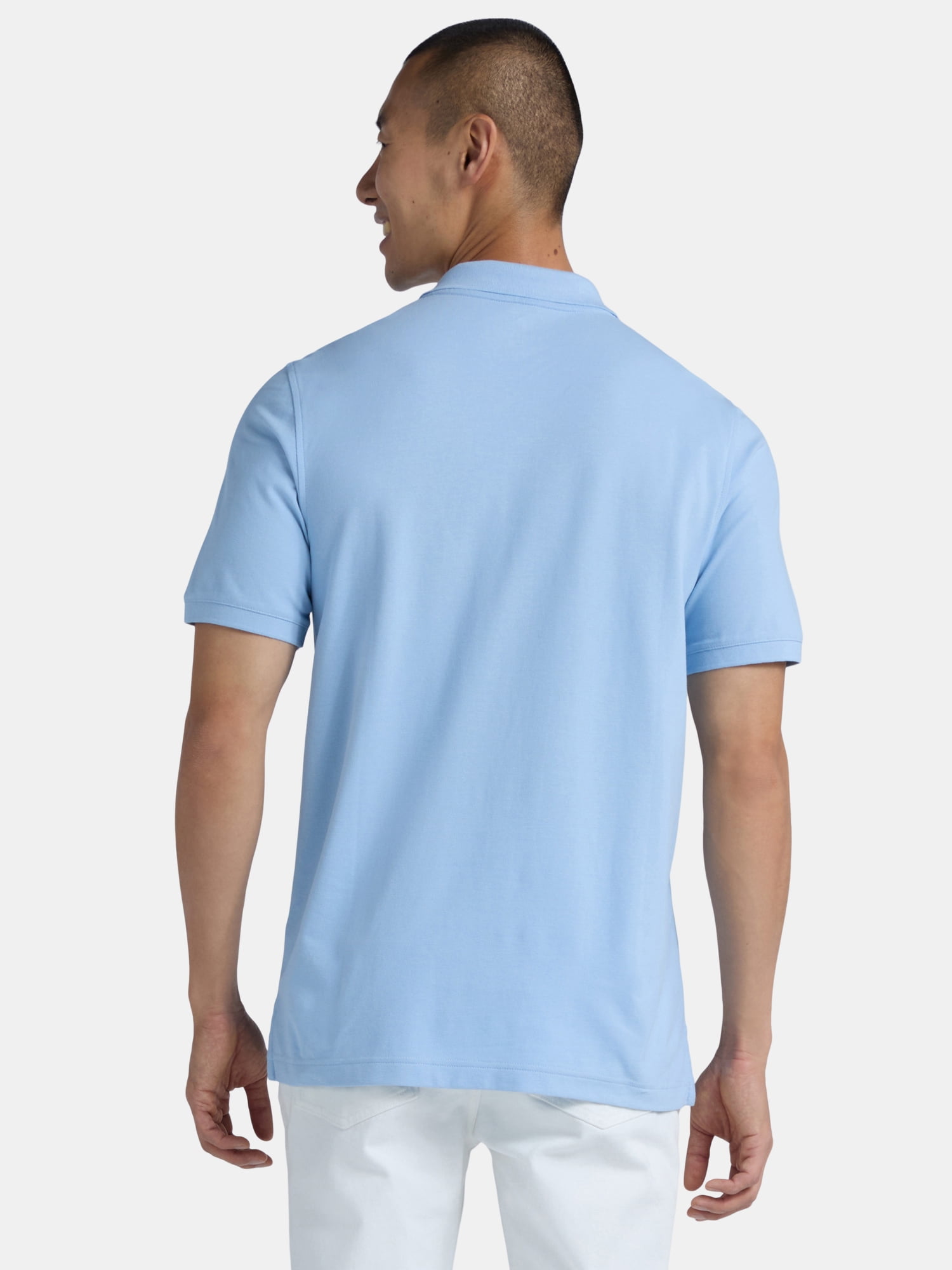 George Men's & Big Men's Active Fit 2-Pack Pique Polo Shirt, Sizes XS-3XL