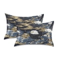 thumbnail image 2 of Eagle Pattern Queen Size Pillowcase Silky Smooth Finish Anti Wrinkle Design Easy Envelope Closure 20x30in, 2 of 9