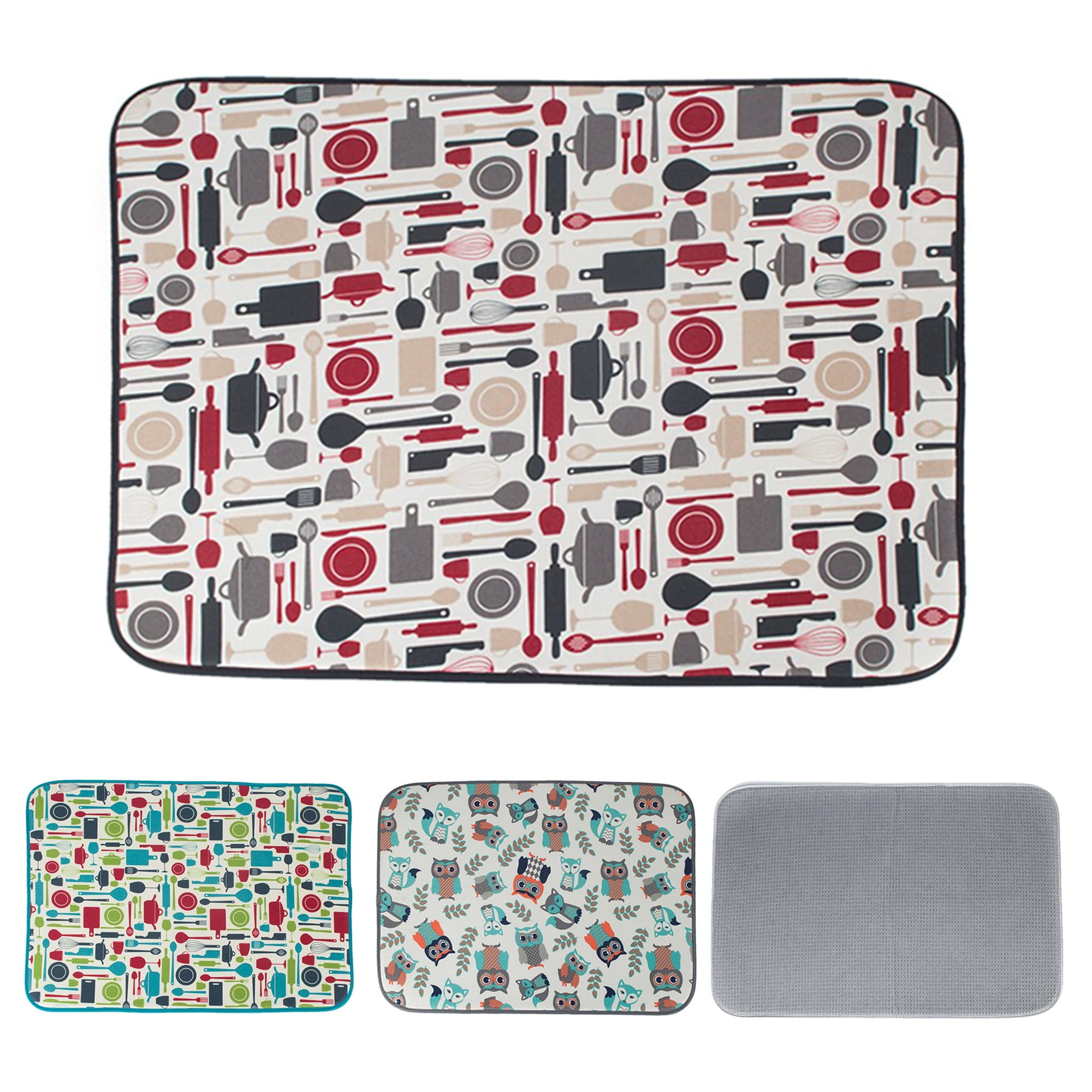 LELINTA 24 Inches x 18 Inches XL Silicone Dish Drying Heat Resistant