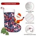 thumbnail image 5 of Balery Elephants Pattern Christmas Stockings with Initials, 18" Large Knit Christmas Stocking,Xmas Stocking for Kids, Holiday and Family Stocking, 5 of 7