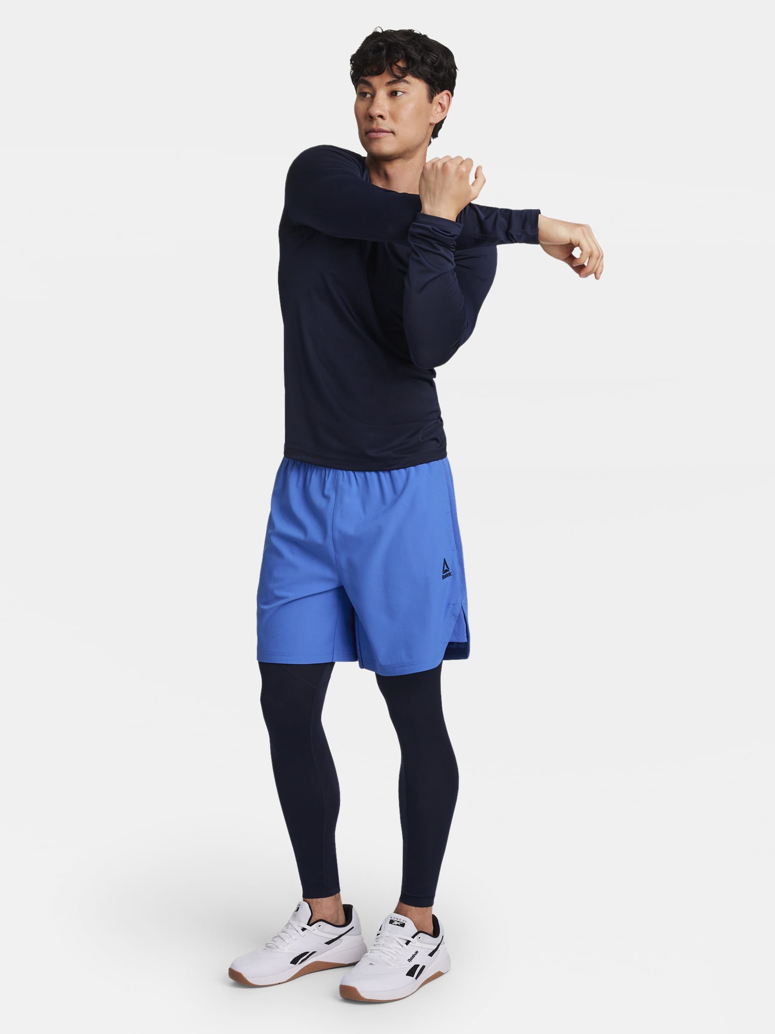 Reebok Men's and Big Men's Kinetic Compression Long Sleeve Top, Sizes XS-5XL