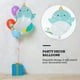 thumbnail image 3 of EeaseMX 10 globos de aluminio con forma de narval, adorables adornos para fiestas de cumpleaños (azules), 3 of 8