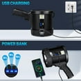 thumbnail image 4 of Spotlight Flashlight Outdoor, 900,000 Lumen Brightest Rechargeable Spotlight with Solar Panels &amp; 6 Modes, Powerful LED Spotlights 30H Long Runtime, Large Handheld Spot Light for Boating Hunting, 4 of 8