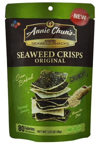 Annie Chun's Roasted Seaweed Snacks Seaweed Crisps Original -- 1.27 oz pack of 1 by ANNIE CHUN'S