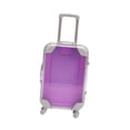 thumbnail image 2 of HILABEE Mini Valise Transparente Miniature pour Poupées, Ensemble de Jeu, Maquillage, Jouet pour Enfants, Violet, 2 of 9