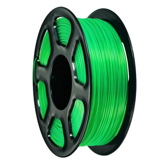 yeacher 1.75mm PETG 3D Printer Filament - 1KG Spool, High Transparency Green, 2.85mm Diameter, Durable & Eco-Friendly Material for Smooth Printing