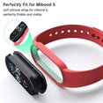 thumbnail image 1 of Bandas de repuesto Molitececool para Xiaomi Miband 5 Classic Silicone Wristband Correa de reloj para Xiaomi Mi Band 5 Fitness Tracker, 1 of 2