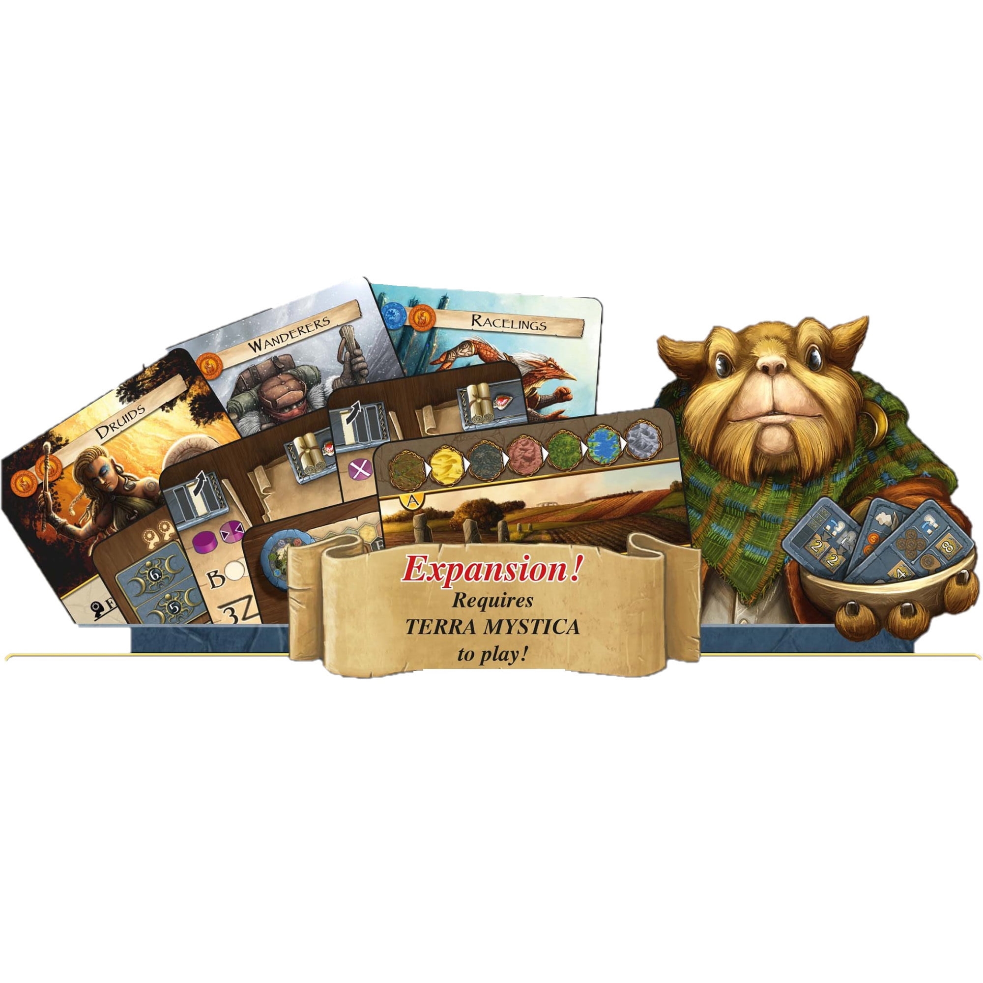 Capstone Games Terra Mystica Board Game Automa Strategy Euro Game for 2-5 Players, Ages 14+, 60-150 Min Playtime, 1 Pack