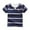 Navy, variant on RUTAYY Children Boys' Tee Striped short sleeve Comfortable Outdoor Activities wear Everyday Elegant Tops , Blue, 4-5 Years