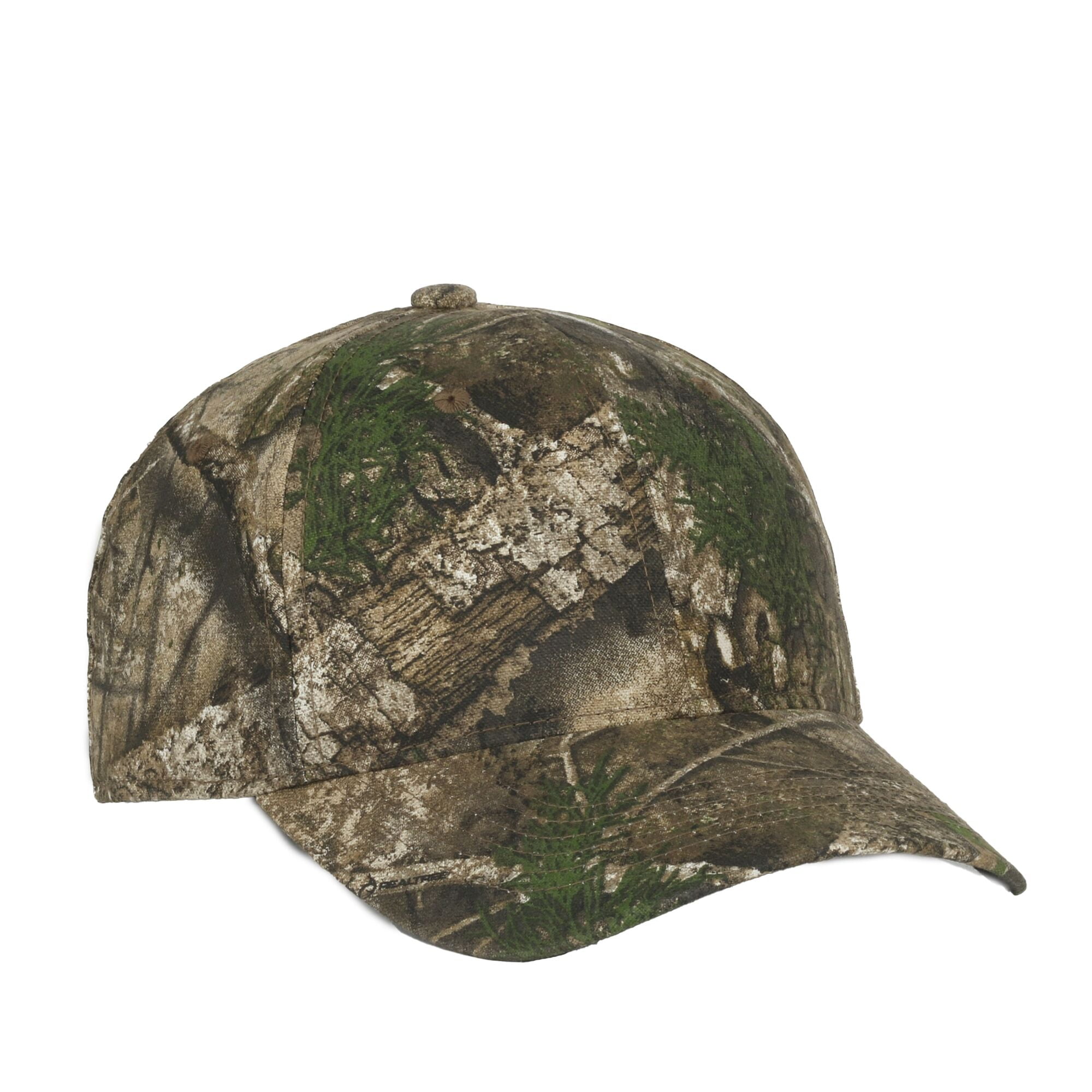 (3 pack) Realtree Lightly Structured Cotton Canvas Baseball Style Cap Realtree APX Camo, Adult, Men's, Hunting