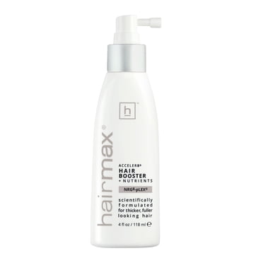 Topical Hair Regrowth Treatment, HairMax Acceler8 Hair Booster Nutrients for Thinning Hair, Reduces Hair Loss & Supports Hair Growth, 4 fl oz