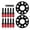 Red, variant on Yajisi Wheel Spacer Kit 5x112 15mm Flange M12x1.5 Bolt Replacement for Mercedes Benz, Red, 15 mm / 0.6 in