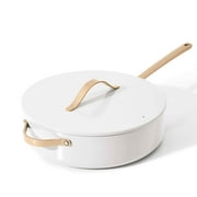 Best Ceramic Pans - Beautiful 5.5 Quart Ceramic Non-Stick Saute Pan, White Review 